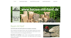 Desktop Screenshot of bauen-mit-hanf.de